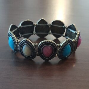 Avon Elegant Multicolor Teardrop Bracelet